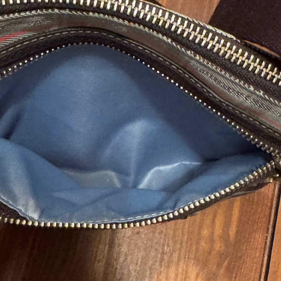 Coach Poppy Blue / Silver Tartan Plaid Crossbody Bag - Picture 12 of 12